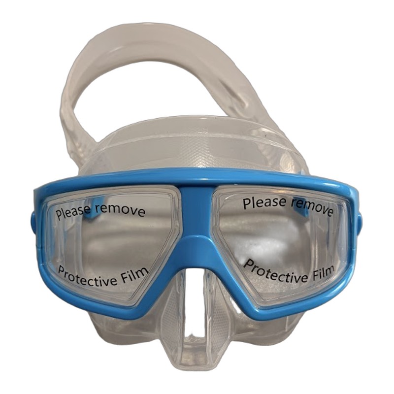 Careta low volume transparente para apnea